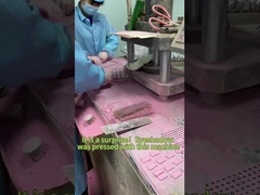 Parçalanma tozu üretim hattı yarı otomatik 5-15 saniye / kalıp