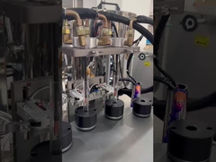 Doğruluğu Kozmetik Krem Doldurma Makinesi AC Motoru ile Çift Renkli Krem Kavanoz Doldurma Makinesi