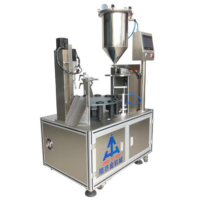 0.1kw Otomatik Dudak Parlaklığı Doldurma Makinesi Döner Disk Maskara Doldurma Makinesi