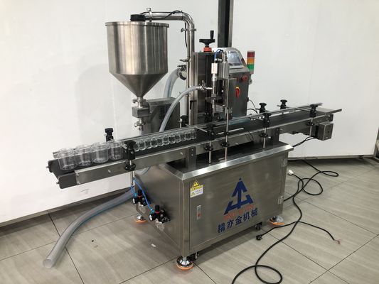 Servo Tek Başlı Delek Pompası Sıvı Doldurma Makinesi Tam Otomatik