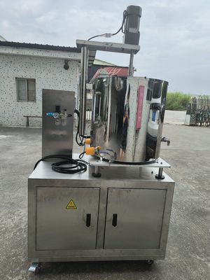 Servo Cream için Çift Başlı Doldurma Makinesi 5KW 80L Davul Hacmi
