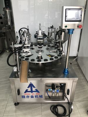 SUS304 Özelleştirilmiş Otomatik Üretim hattı Eyeliner Dönerleme Doldurma Makinesi